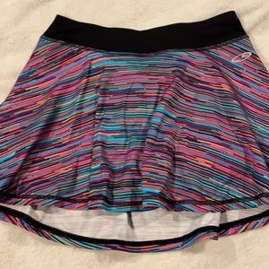 Multi color exercise skort